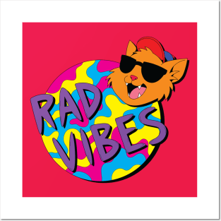 Rad Vibes (text version) Posters and Art